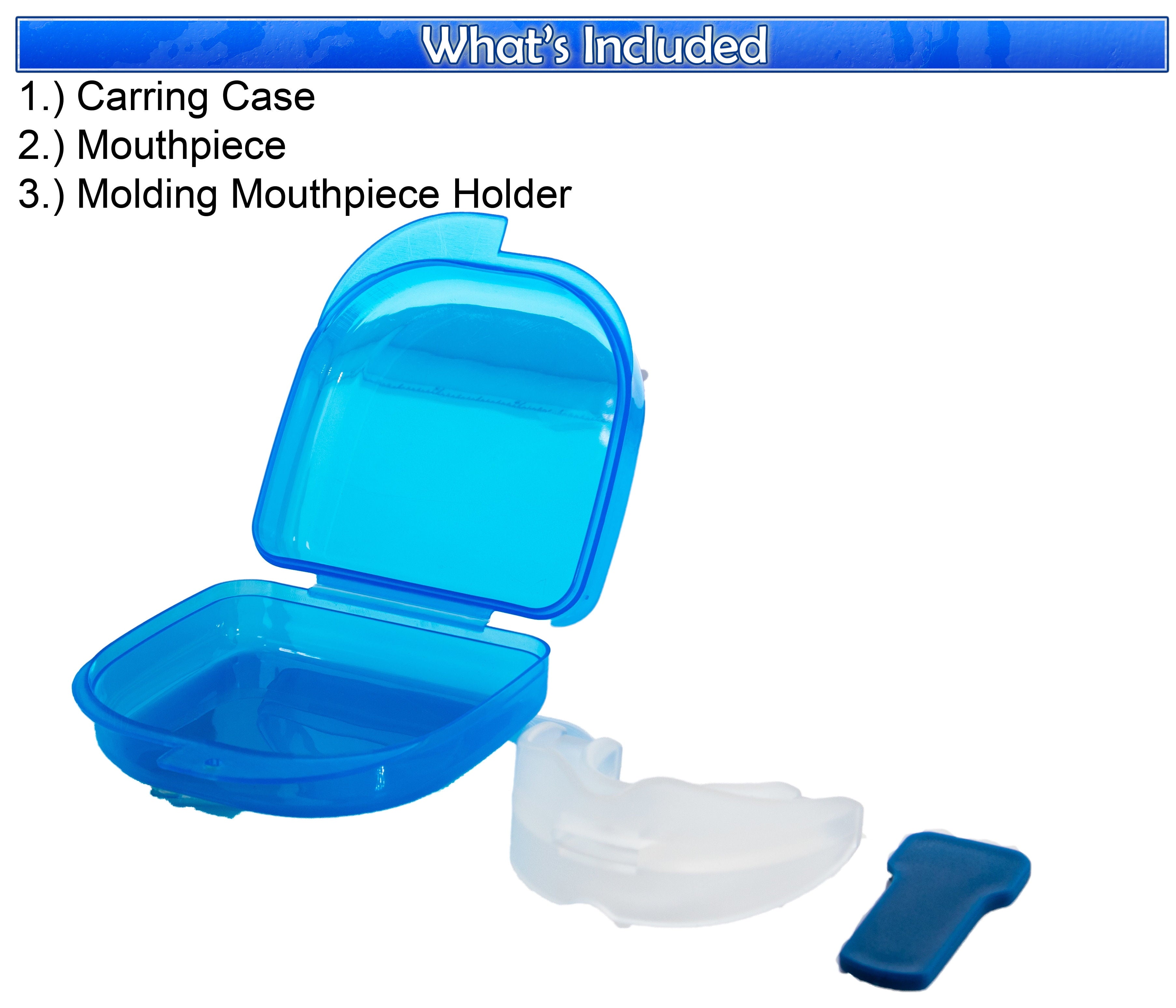 2 Snore Relief Moldable Mouthpiece - anti Snoring Aid Moldable Mouthpiece - Oral Sleeping Disorder Snoring Device