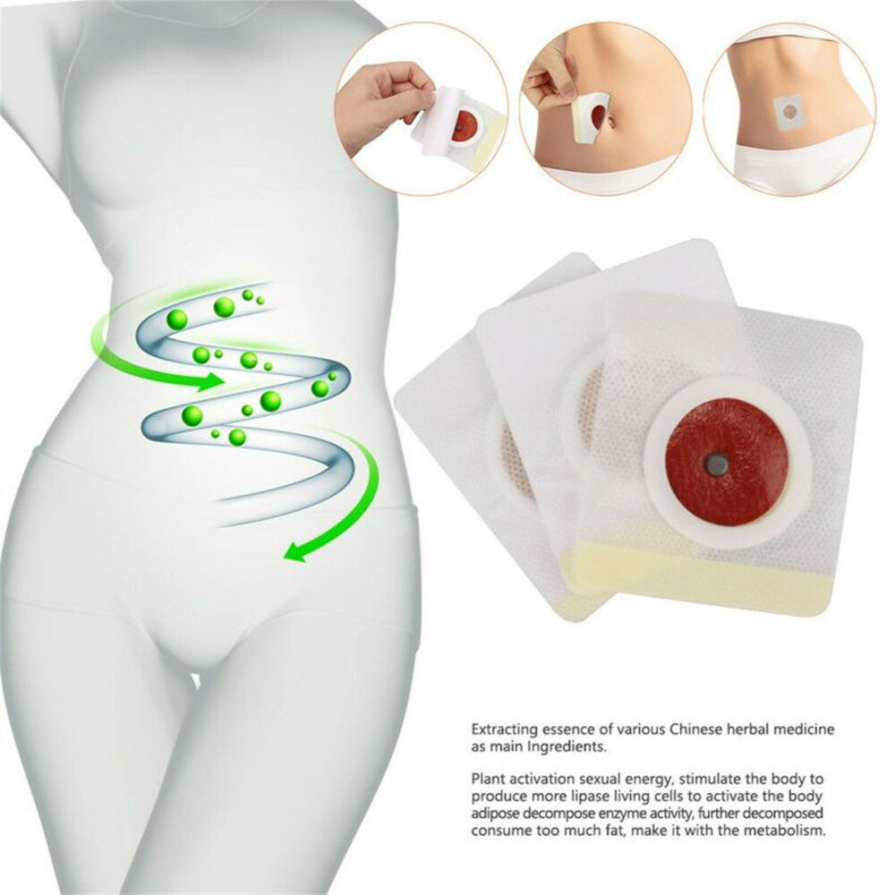 60PCS Slim Patch Weight Loss Slimming Diets Pads Detox Burn Fat Adhesive US